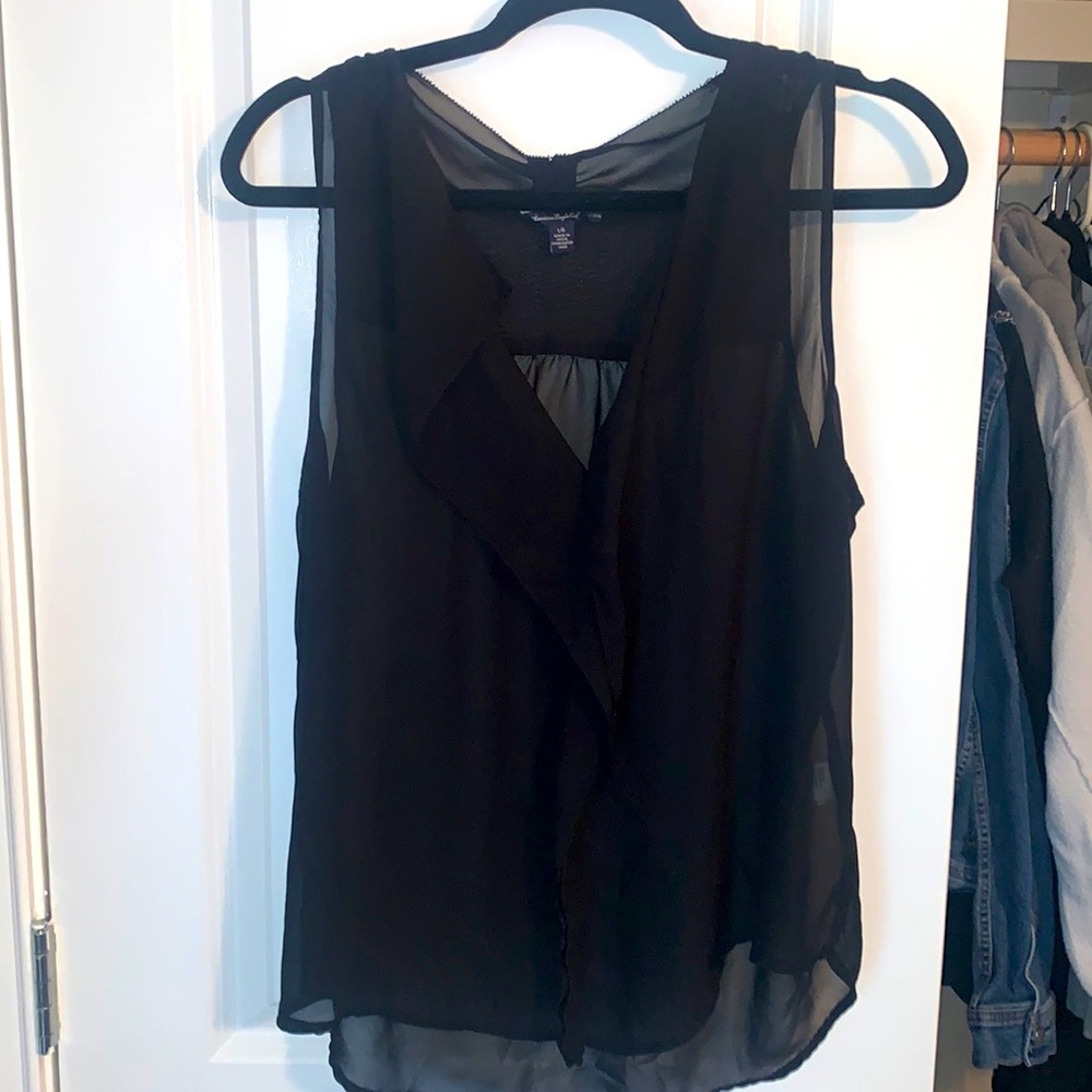 American Eagle blouse-sheer